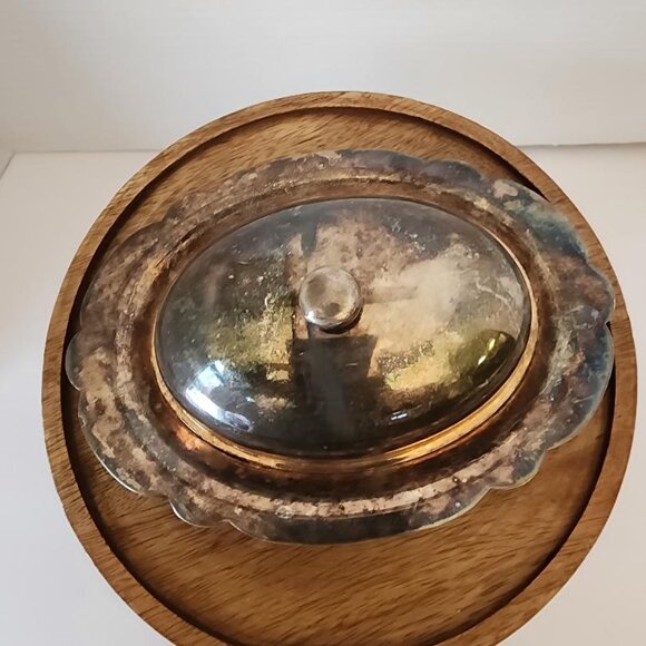 Arts Co Silver Plate #47 Oval Dish With Lid - Picture 1 of 5
